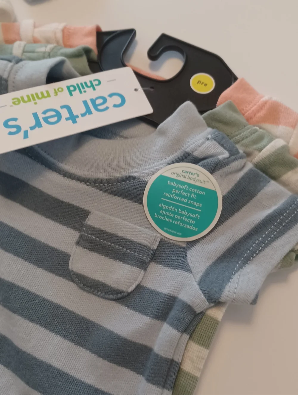 Carter's Lot Of 6 Onesies Boys Preemie